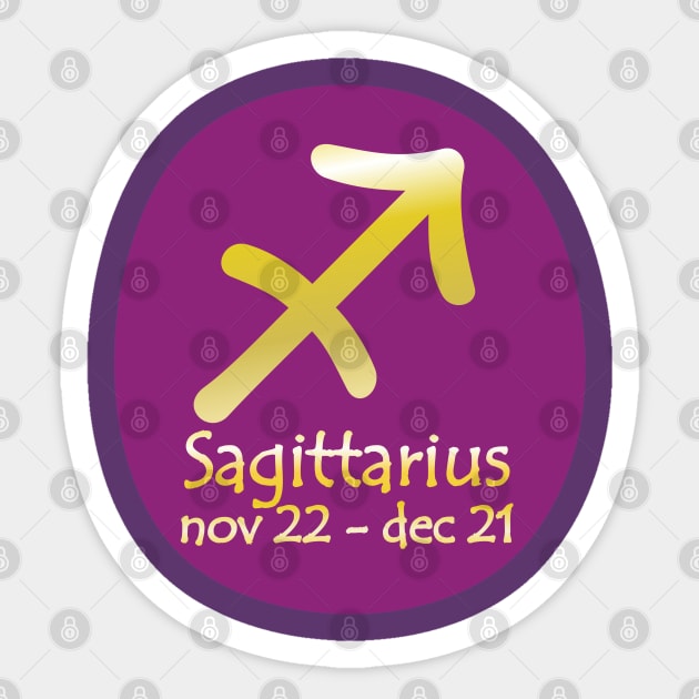 Sagittarius Sticker by MBK